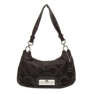 Coach Signature Black Shoulder Bag